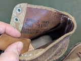 Original USMC Boondocker Boots Size 5 1/2 D April 7 1945 Unissued