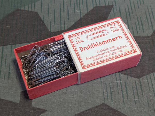 Drahtklammern Paper Clips in Box