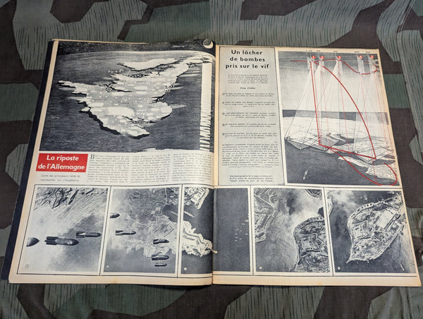 April 1943 Signal Magazine in French No8 with Terrorisme Leaflet