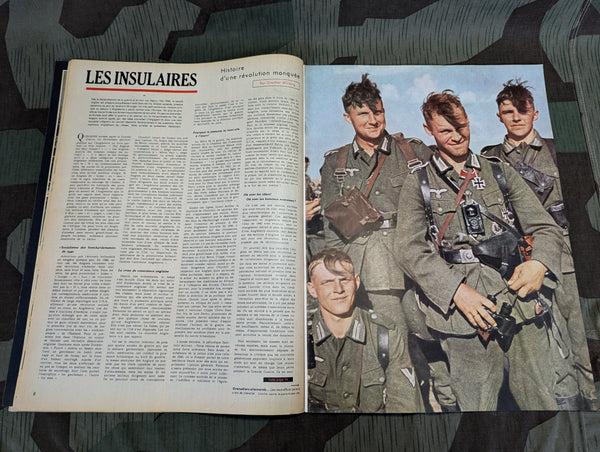 April 1943 Signal Magazine in French No8 with Terrorisme Leaflet