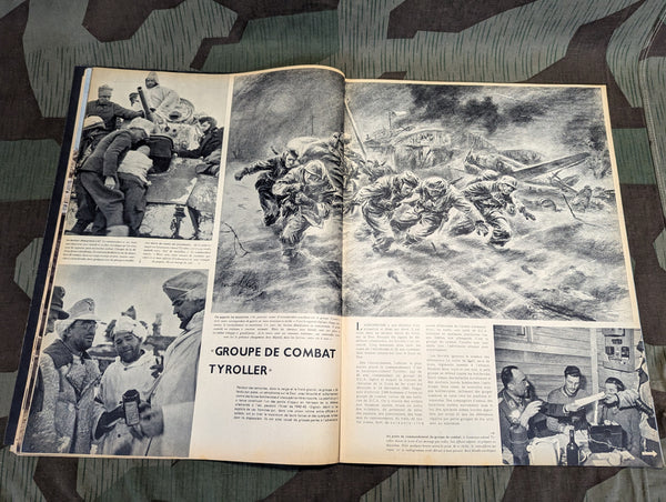 April 1943 Signal Magazine in French No8 with Terrorisme Leaflet