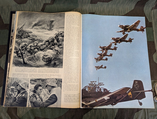 April 1943 Signal Magazine in French No8 with Terrorisme Leaflet