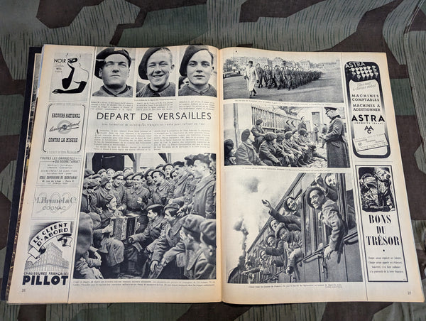 April 1943 Signal Magazine in French No8 with Terrorisme Leaflet