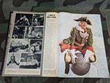 April 1943 Signal Magazine in French No8 with Terrorisme Leaflet