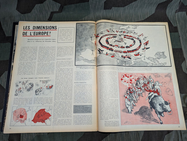 April 1943 Signal Magazine in French No8 with Terrorisme Leaflet