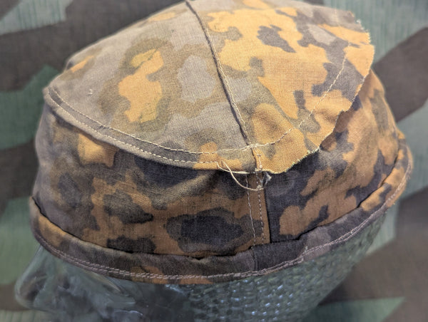 Reversible SS Camouflage Hat Original Material