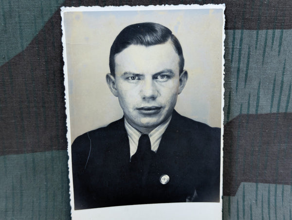 Stabsgefreiter and Party Member August Bous Photo and Death Card Lot