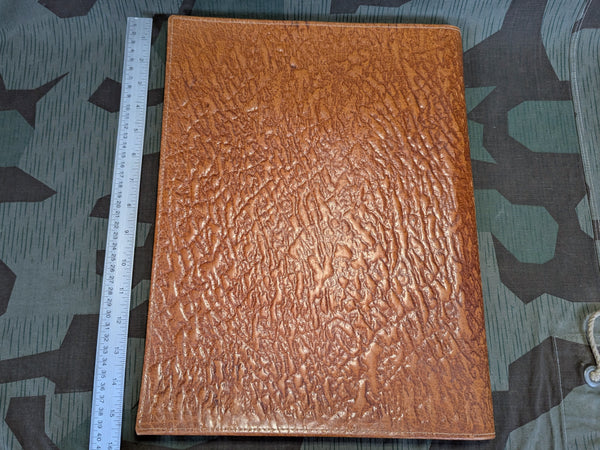 Vintage German Desk Blotter with Ship Motif