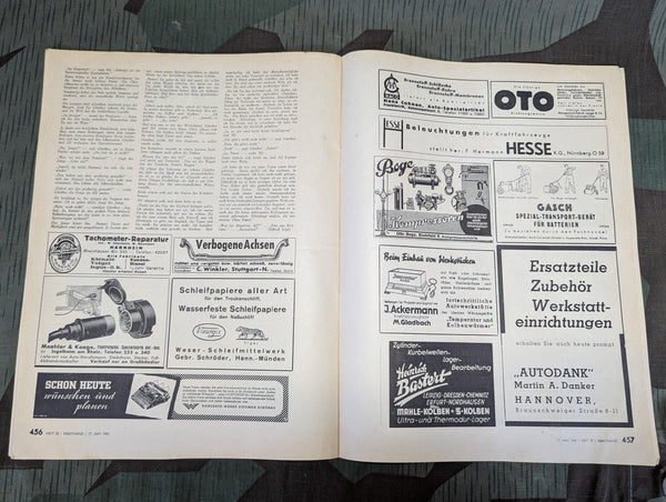 Kraftfahrzeug Handwerk Heft 20 - 17 Mai 1941 Krafthand