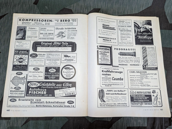 Kraftfahrzeug Handwerk Heft 20 - 17 Mai 1941 Krafthand