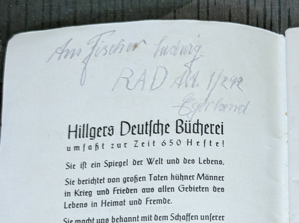 Spione, Verräter, Saboteure Booklet 1938