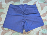 Original German Blue Sports Shorts 35" waist NOS