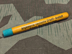 Wooden Deustche Credit-Anstalt Wooden Pencil Holder