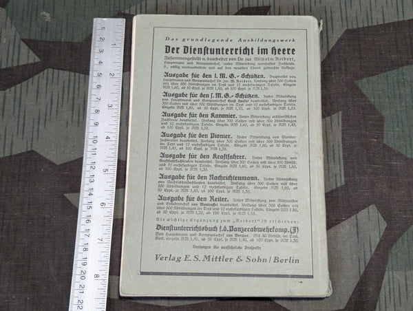 Fünfzehn Unteroffizierthemen Handbook for NCO Instruction 1936