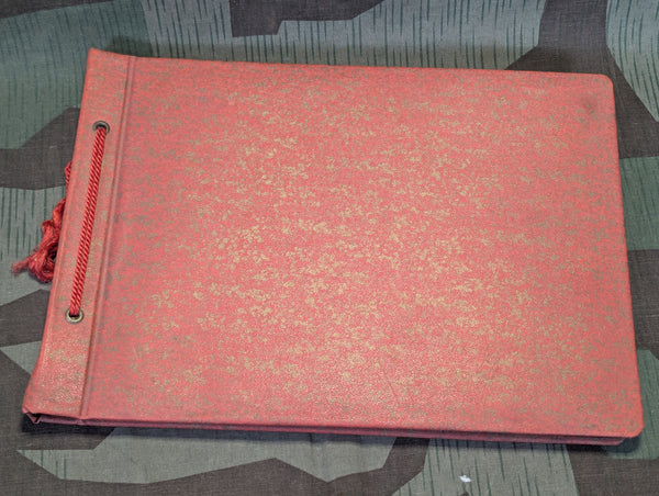 Red Deadstock Unused Photo Album
