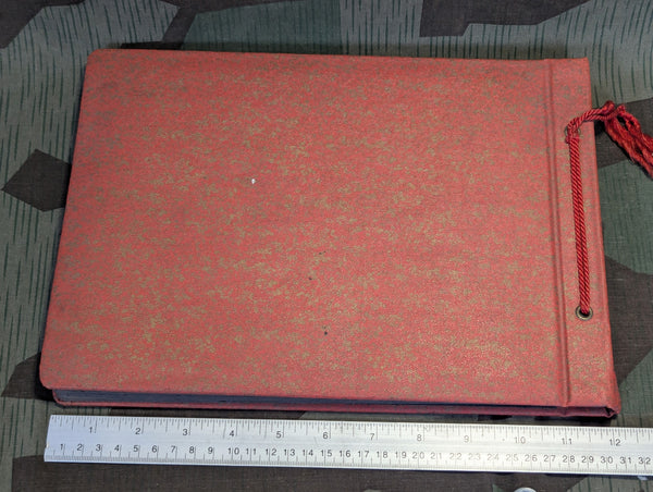 Red Deadstock Unused Photo Album