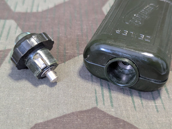 Green Bakelite Zeiler Turnlight Flashlight