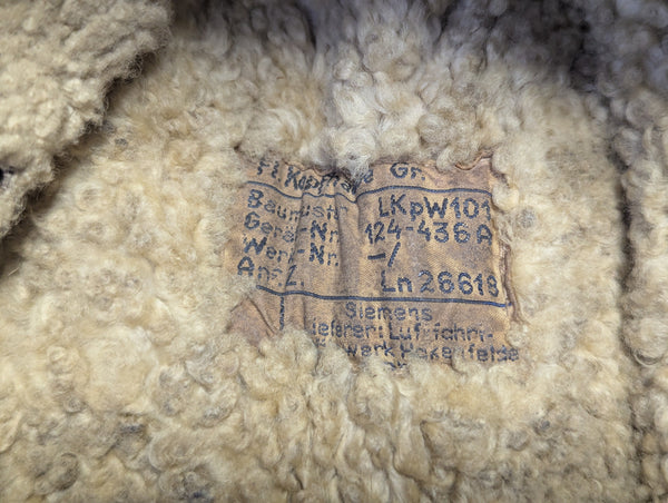 Luftwaffe Leather Flight Helmet LKpW101