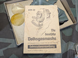 VM40 Volksgasmaske Luftschutz Mens Gas Mask in Box