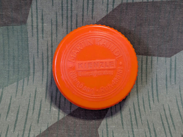 Small Orange Bakelite Kienzle Container