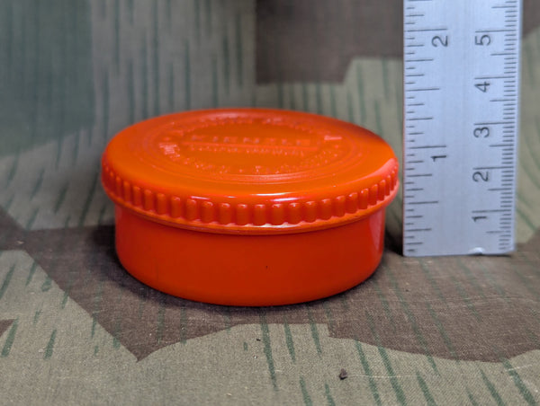 Small Orange Bakelite Kienzle Container