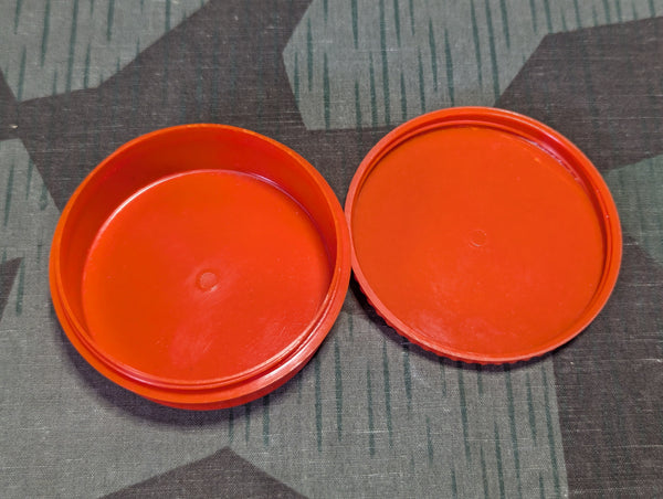 Small Orange Bakelite Kienzle Container