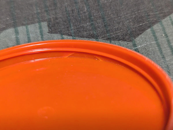 Small Orange Bakelite Kienzle Container