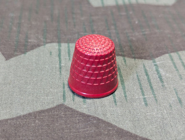 Finger Hat Thimble Red Bakelite