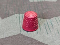 Finger Hat Thimble Red Bakelite