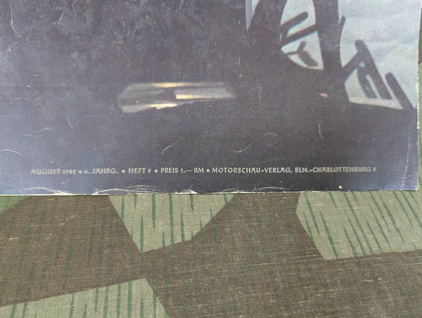 Motor Schau Magazine August 1942 Heft 8