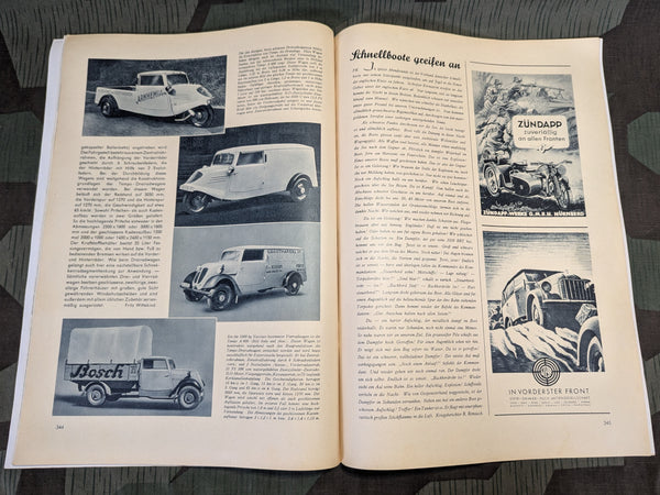 Motor Schau Magazine August 1942 Heft 8