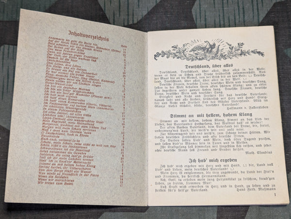 Das Kleine Soldaten Liederbuch Soldier's Song Book