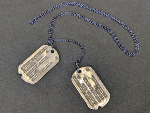 Esther Guthridge Nurse Next of Kin Dog tag Set