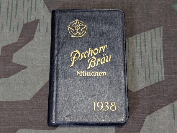 Pschorr Bräu München Pocket Calendar 1938
