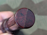 Zeiler Red Brown Bakelite DRP Flashlight