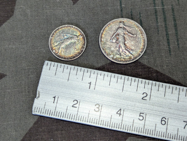WWI French Coins (Lot of 2)