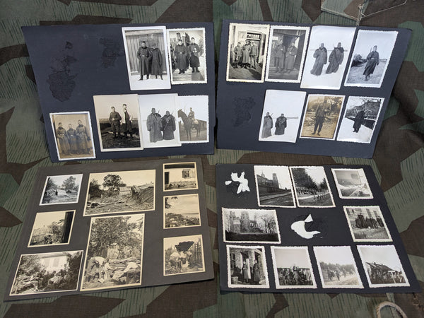 Lot of 4 Photo Album Pages 47 Pictures