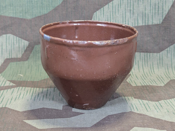 Enamel Cup Made from Panzerfaust Head