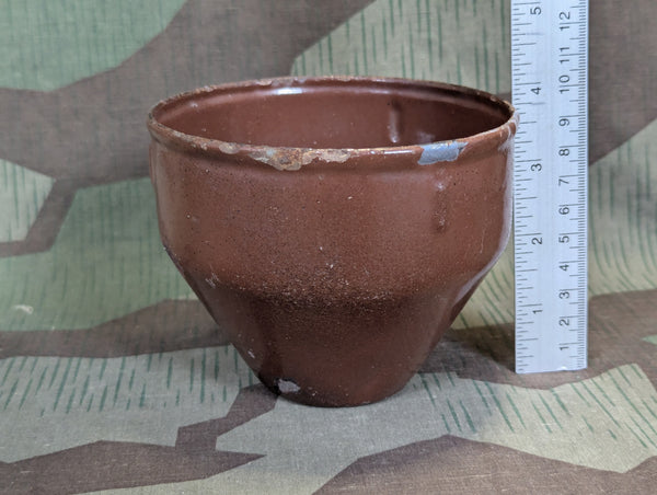 Enamel Cup Made from Panzerfaust Head