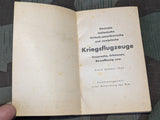 Kriegsflugzeuge Aircraft Identification Book Summer 1942