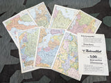 Nationalblatt Map Leaflets 1939 (Lot of 8)