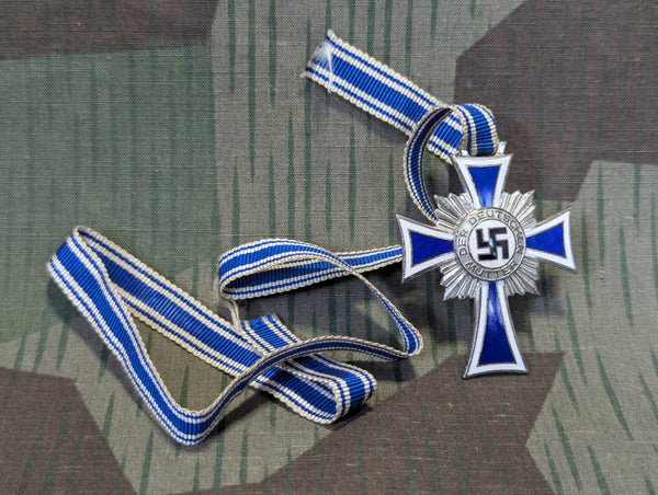 Mother's Cross in Silver with Original Ribbon