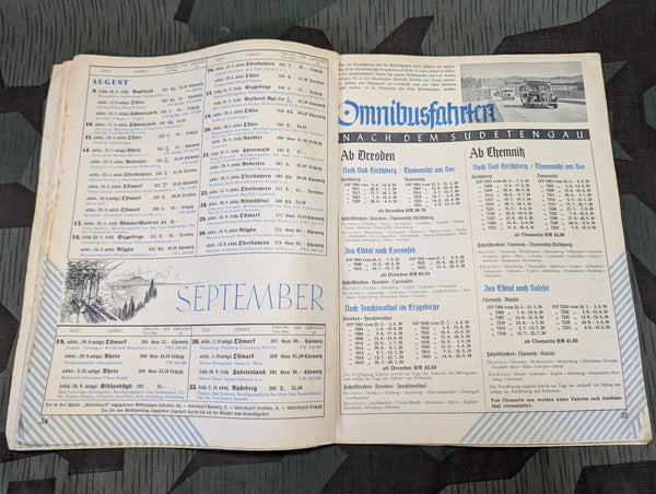 Urlaubsfahrten 1939 Deutsche Arbeitsfront NS Gemeinschaft KdF Gau Sachsen