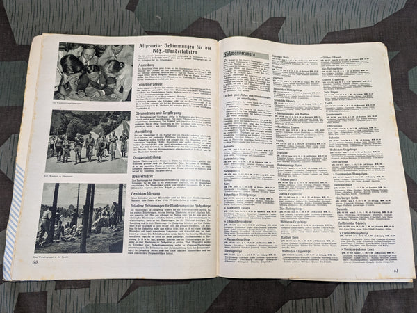 Urlaubsfahrten 1939 Deutsche Arbeitsfront NS Gemeinschaft KdF Gau Sachsen