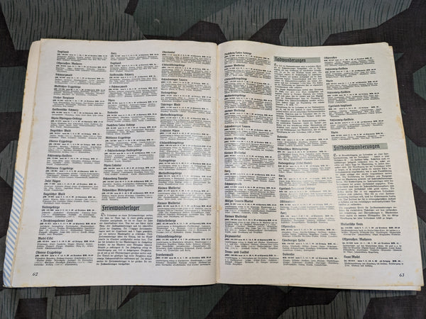 Urlaubsfahrten 1939 Deutsche Arbeitsfront NS Gemeinschaft KdF Gau Sachsen