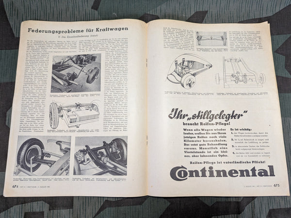 Kraftfahrzeug Handwerk Heft 31 - 2 August 1941 Krafthand