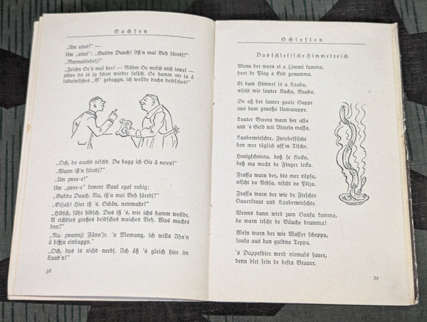 Lachendes Deutschland Feldpost Humor Book