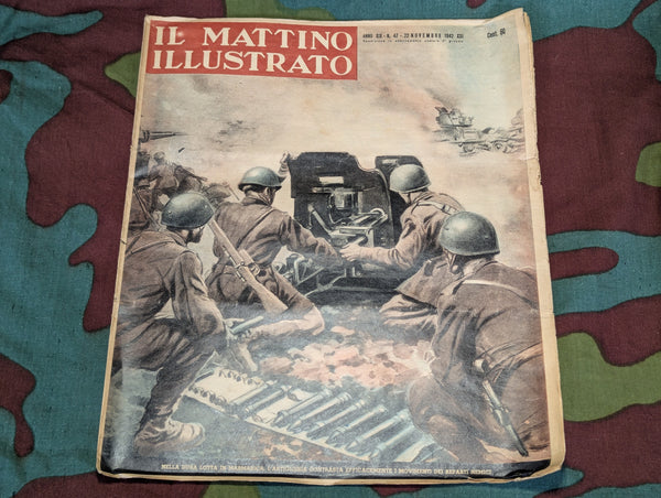 Italian Il Mattino Illustrato Magazine 22 Nov 1942