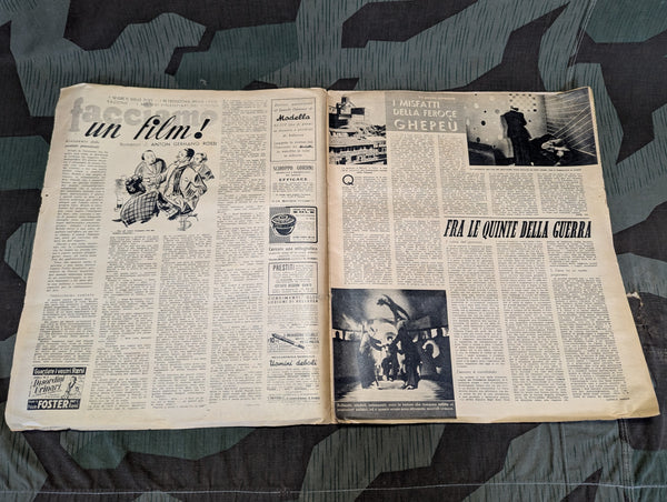 Italian Il Mattino Illustrato Magazine 22 Nov 1942