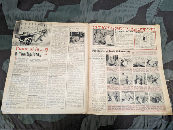 Italian Il Mattino Illustrato Magazine 22 Nov 1942